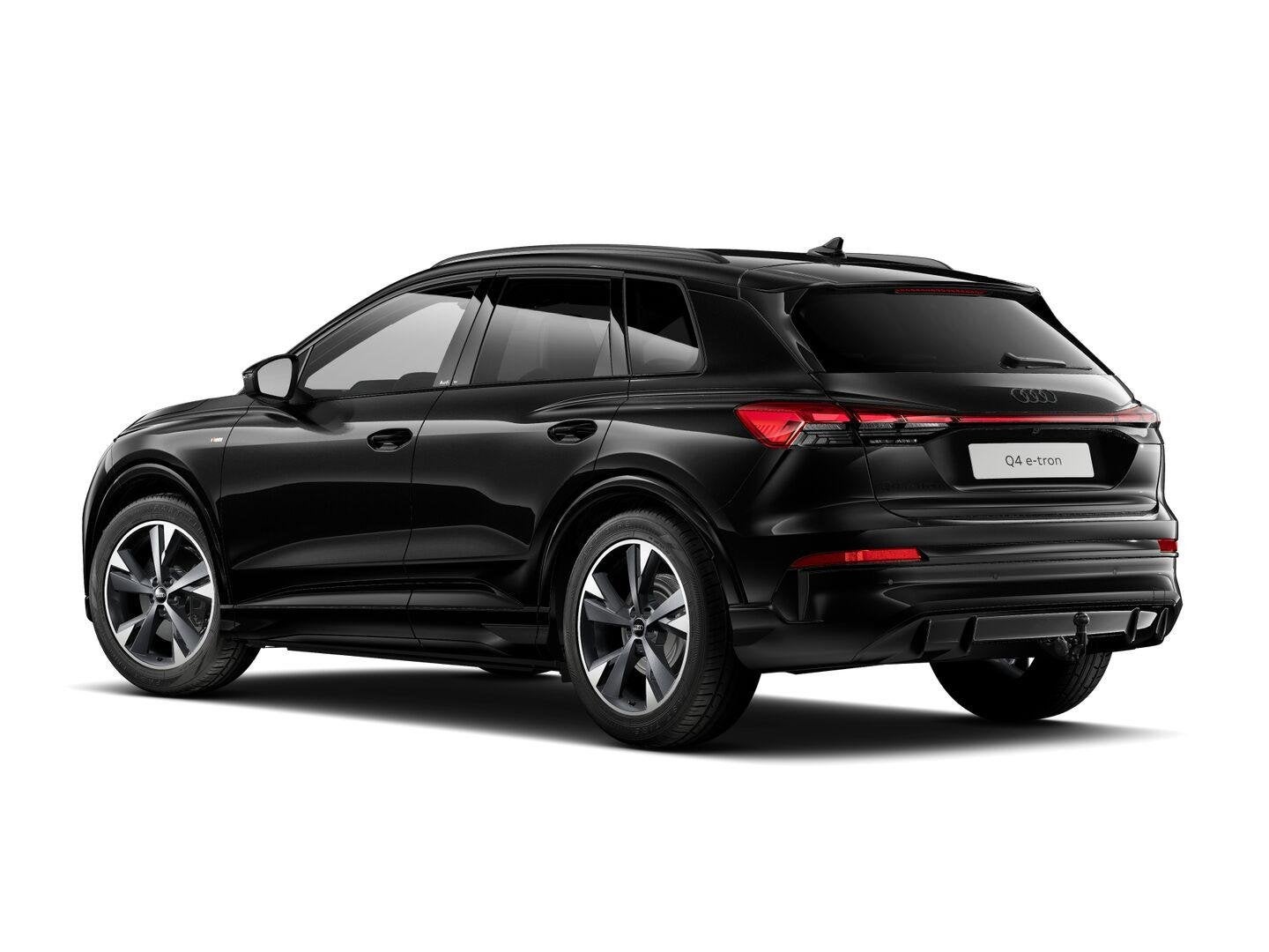 Audi Q4 e-tron S edition e-tron 45 82 kWh 210 kW / 286 PK SU, Auto's, Achterwielaandrijving, 510 min, Zwart, 82 kWh