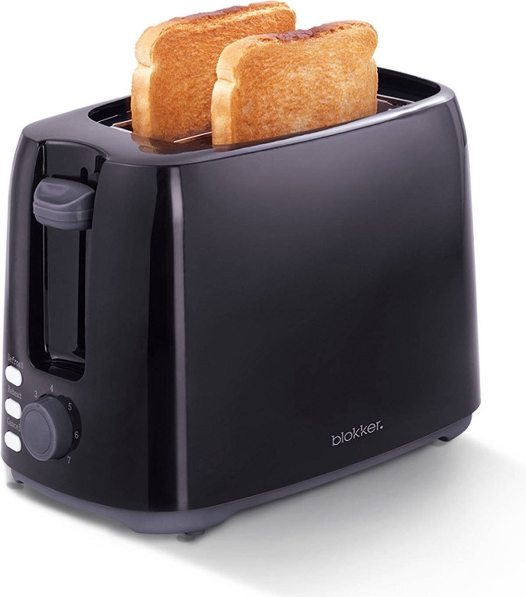 Blokker Bread Toaster Black Broodrooster Zwart
Model: BL-500, Ophalen of Verzenden