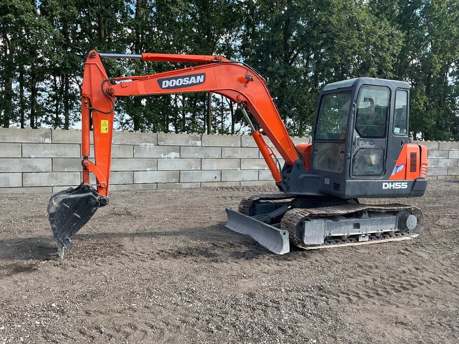 Doosan DH55-V Midigraafmachine, Graafmachine