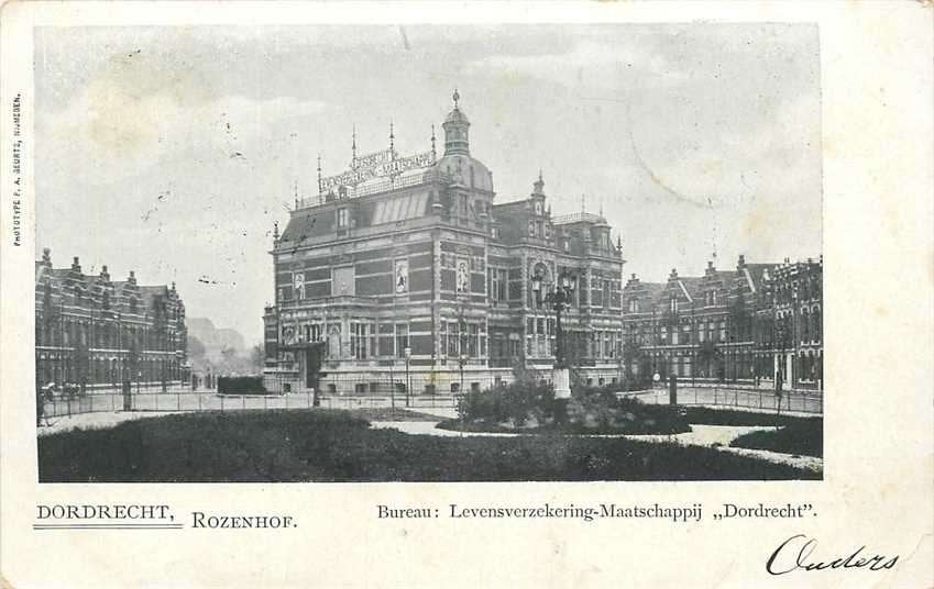 300-452-001 Dordrecht Rozenhof, Verzenden, Voor 1920, Zuid-Holland