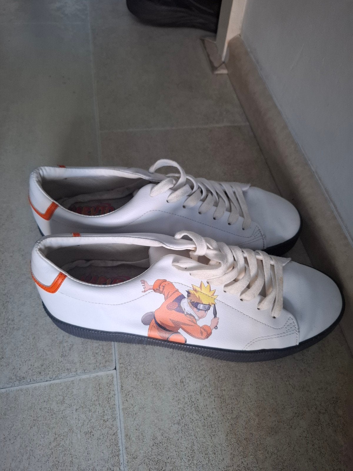 Naruto Sneakers - Unieke Print Schoenen, Wit, Ophalen of Verzenden, Sneakers of Gympen, Naruto
