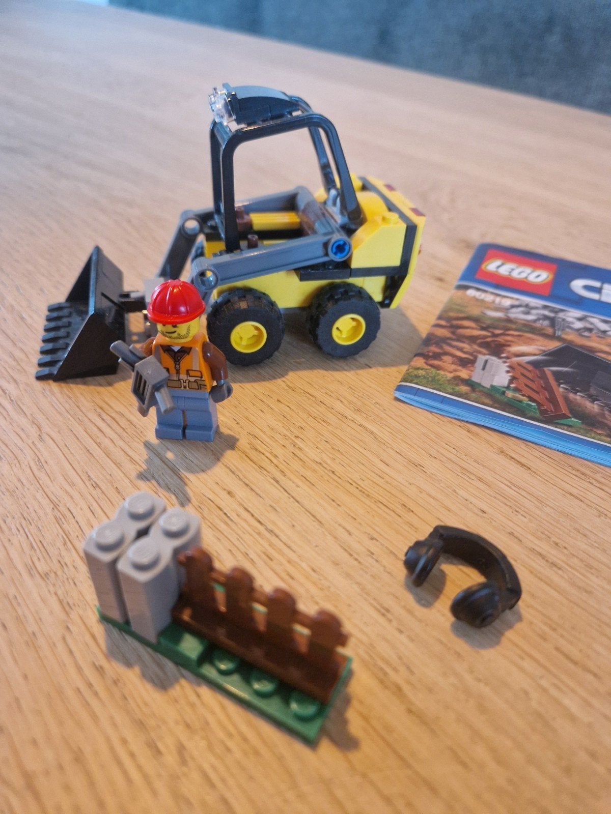 Lego City Skidsteer Loader 60219 met minifiguur, City, Lego, Ophalen of Verzenden, Zo goed als nieuw