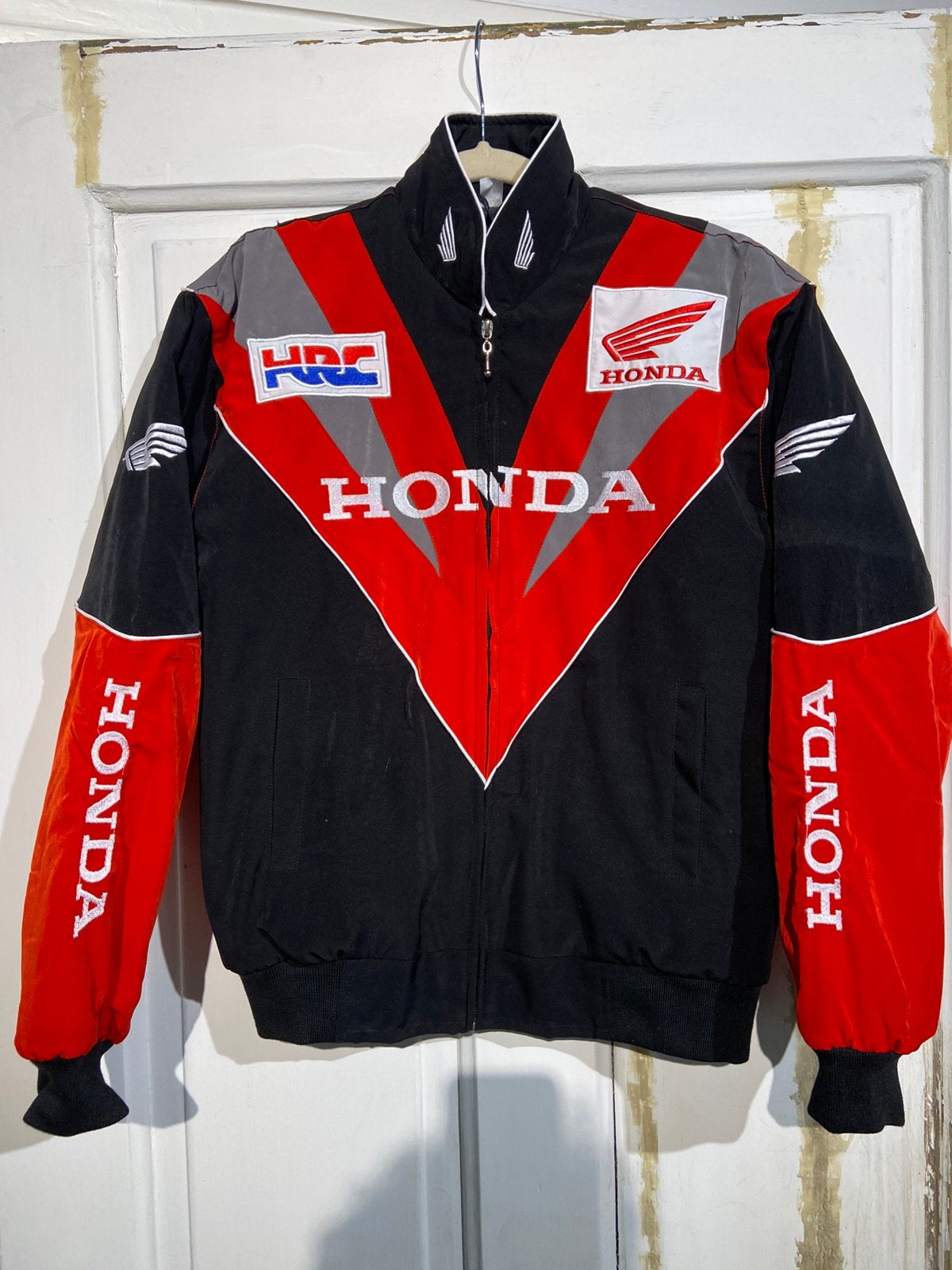 Honda Racing-bomberjack (maat M) vintage moto, Ophalen of Verzenden, Nieuw, Maat 48/50 (M), Zwart
