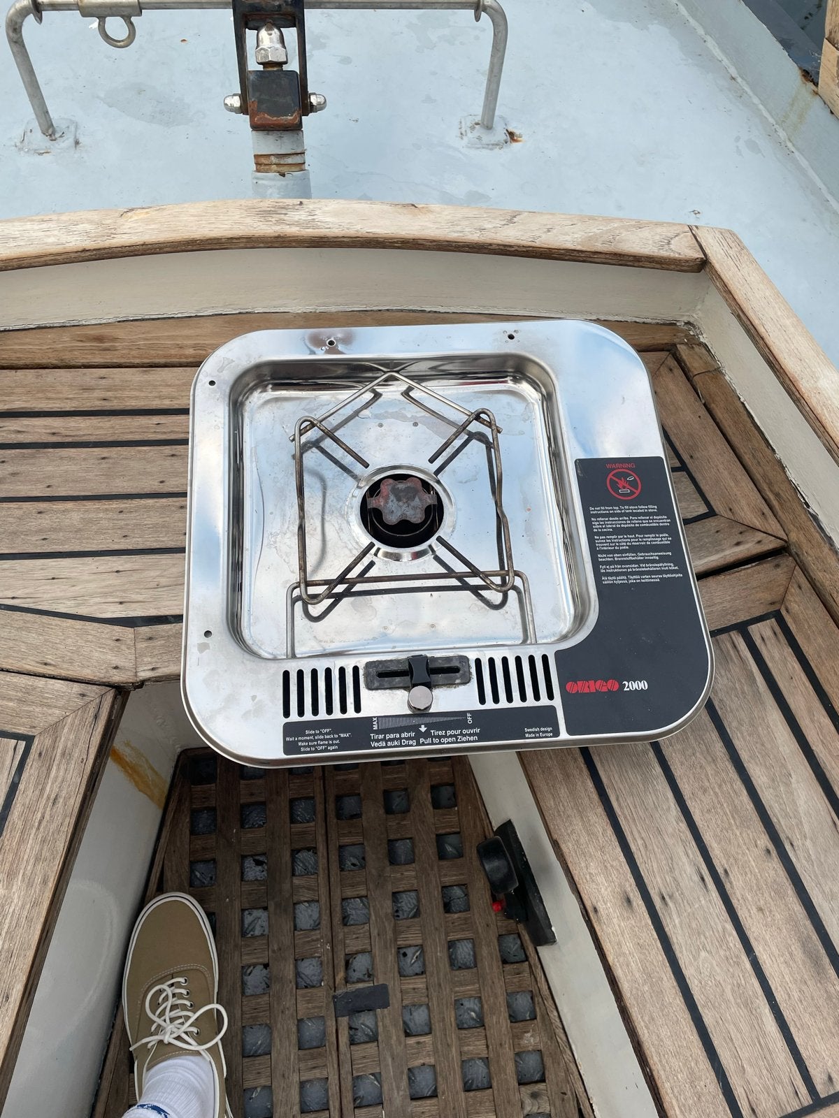 Origo 2000 Spiritus Kooktoestel voor Boot of Camper, Ophalen of Verzenden, Gebruikt, Kombuis en Sanitair