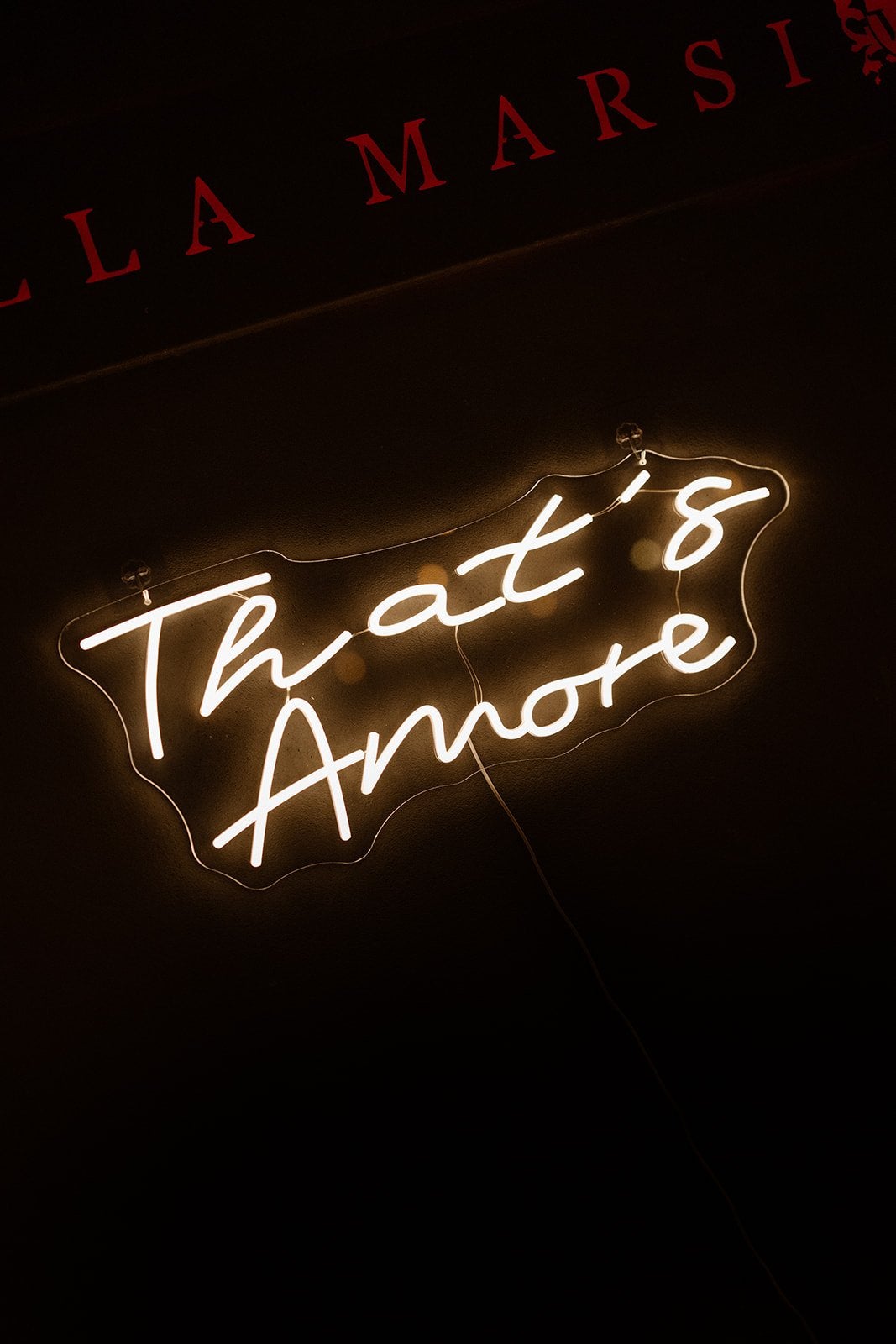 LED Neon Licht 'That's Amore' Warm Wit - Dimbaar 66cm, Dimbaar, Ophalen of Verzenden, Nieuw, Wit
