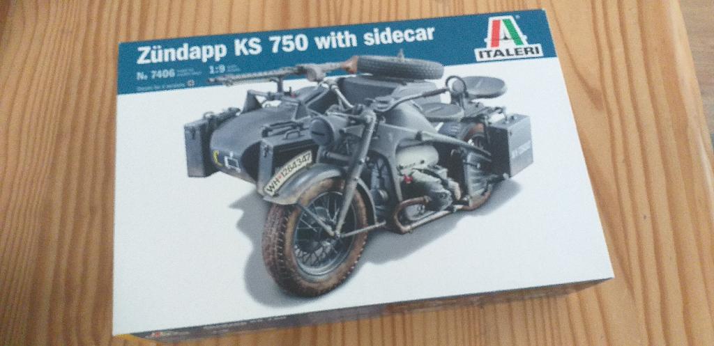 italeri KS 750 Zundapp 1/9, Italeri, Nieuw, Ophalen of Verzenden, Groter dan 1:32