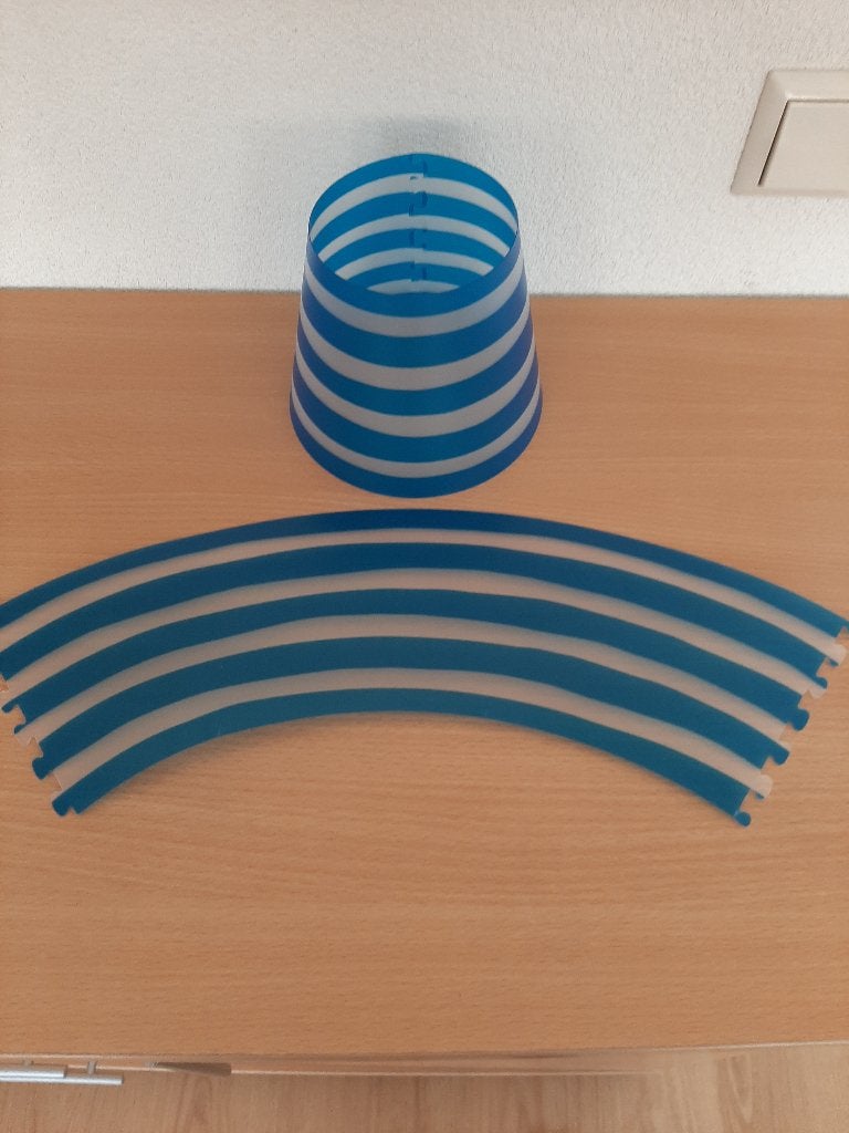 Twee dezelfde nieuwe Cooper Cappies voor op Fatboy 14 cm., Blauw, Overige fittingen, Ophalen of Verzenden, Sfeerlamp