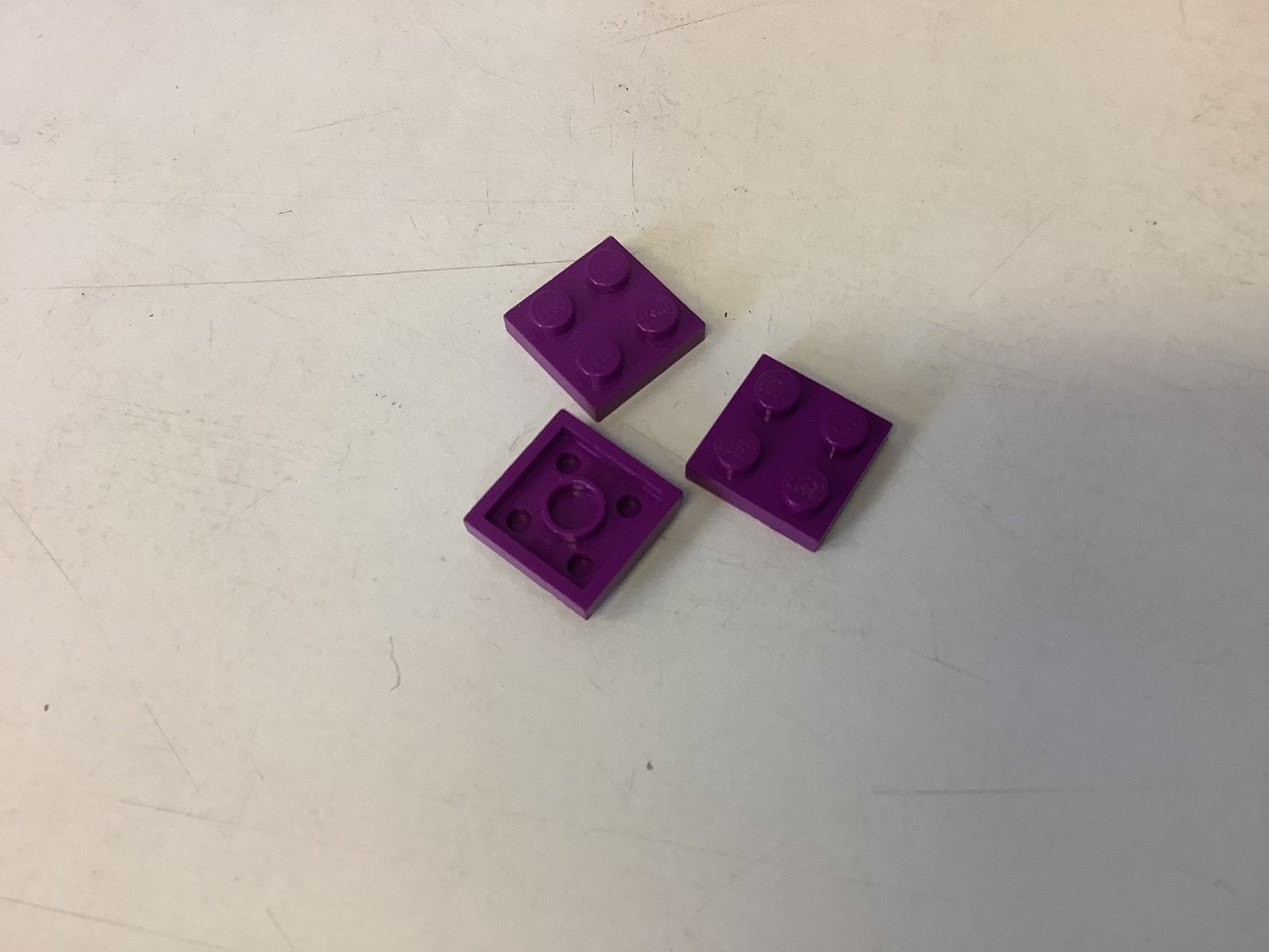 Lego plaat 2x2 licht paars, Ophalen of Verzenden, Gebruikt, Losse stenen, Lego