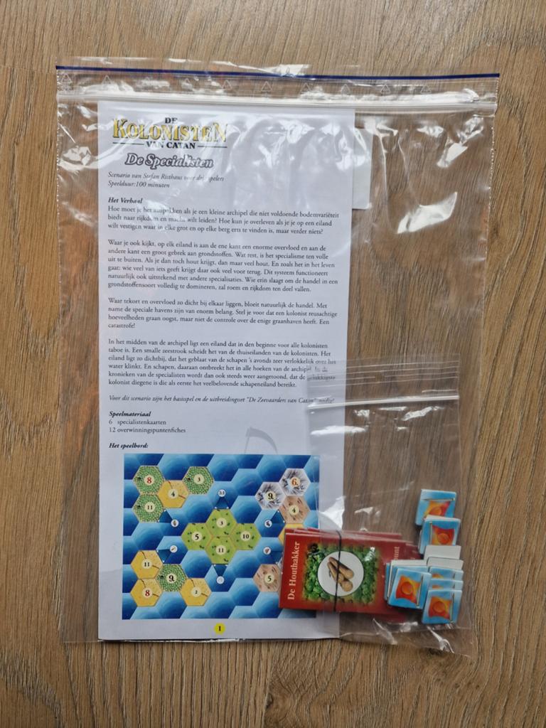 De Kolonisten van Catan: De Specialisten (Scenario), Drie of vier spelers, Ophalen of Verzenden, Gebruikt, 999 Games