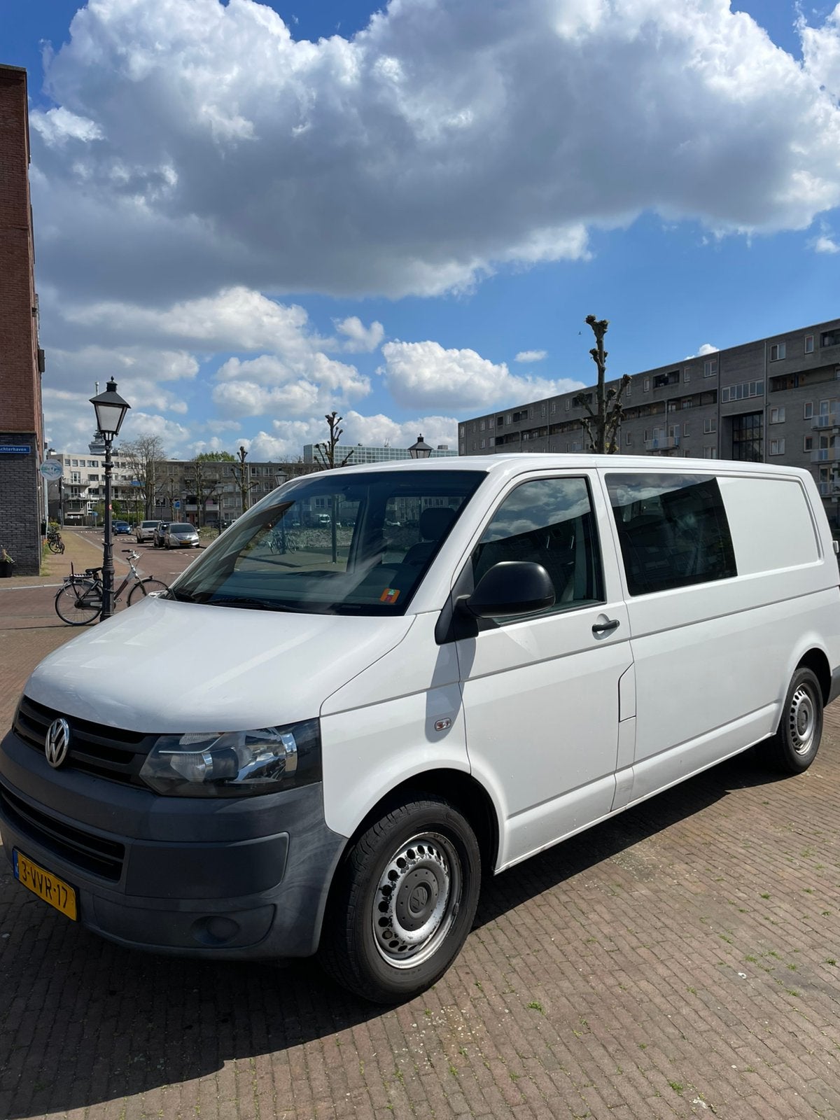 VW Transporter T5 2.0 TDI L2H1|Dubbele cabine|5-zits |Camper, Auto's, 15 km/l, 4 cilinders, Volkswagen, Origineel Nederlands