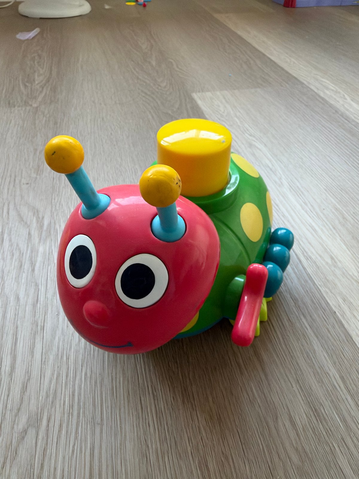 Vrolijke rups met wieltjes - Baby speelgoed, Ophalen, Gebruikt, Overige typen, Met wieltjes