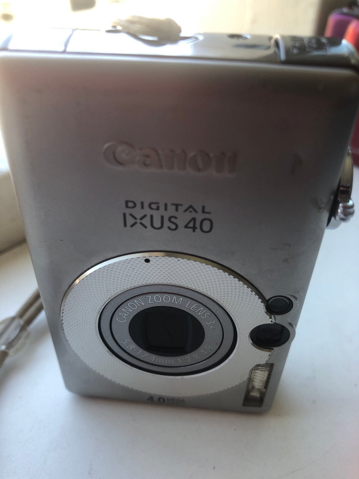 Canon Digital IXUS 40 Compactcamera - Zilver, Ingebouwde flitser, Gebruikt, Canon, Ophalen of Verzenden