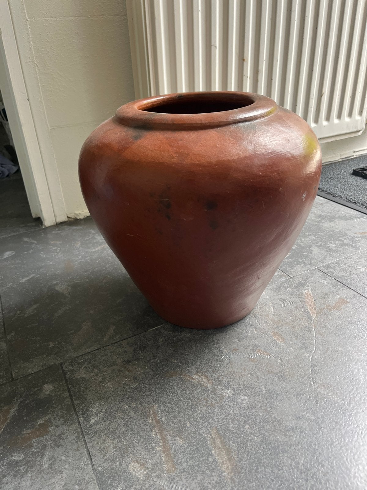 Grote terracotta pot - decoratieve vaas- kruik, Ophalen of Verzenden, Gebruikt