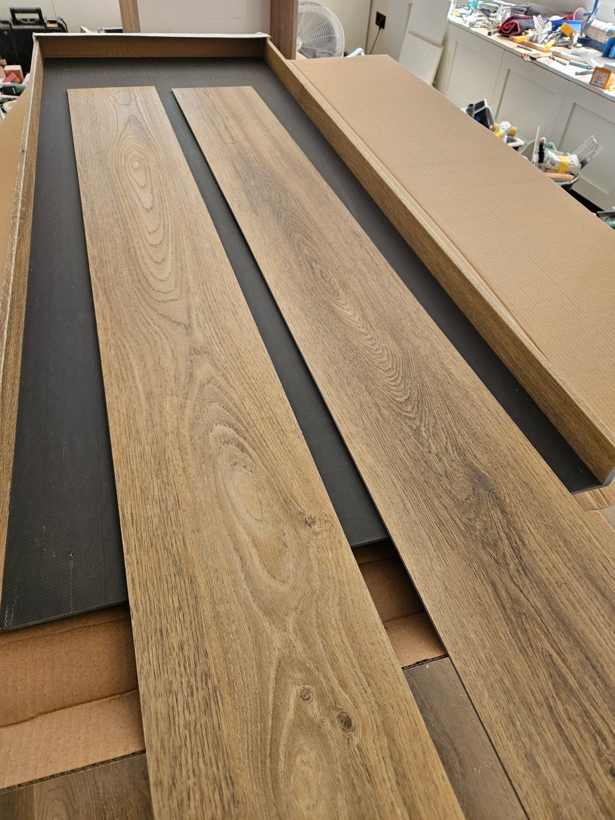 Stootborden Houtkleur - Nieuw!, Ophalen, 50 tot 150 cm, Nieuw, 10 m² of meer