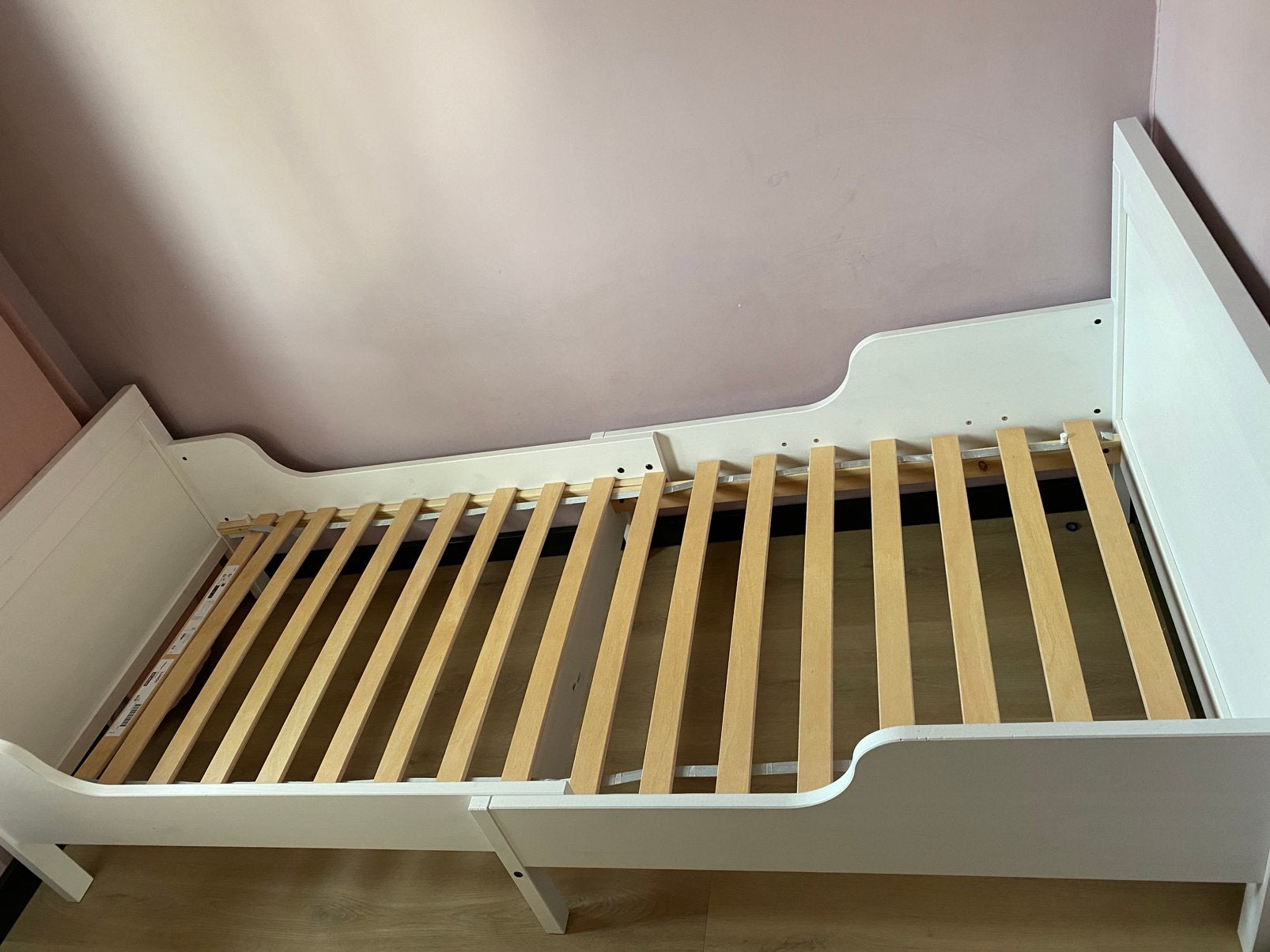 Ikea meegroeibed SUNDVIK met lattenbodem, Ophalen, Gebruikt, 70 tot 85 cm, Lattenbodem