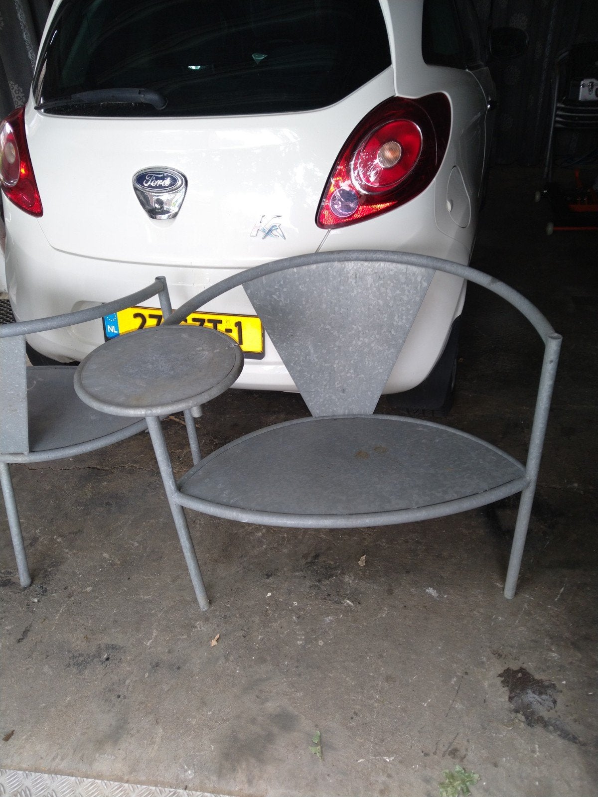 Twee tuin banken, Tuin en Terras, Tuinbanken, Ophalen, Gebruikt, Hout