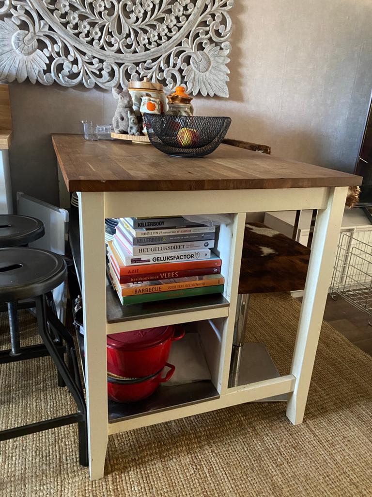 Ikea Stenstrop keukeneiland zgan gedemonteerd, Huis en Inrichting, Ophalen, 50 tot 100 cm, Zo goed als nieuw, Minder dan 100 cm
