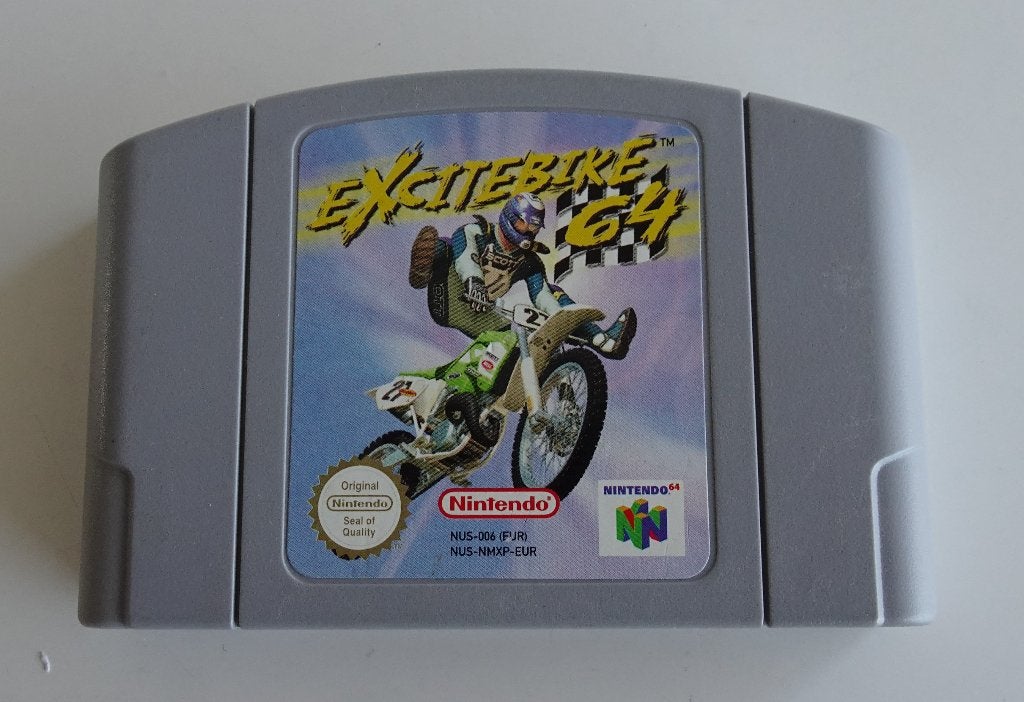 Excitebike 64 voor Nintendo 64, Spelcomputers en Games, Games | Nintendo 64, Ophalen, 1 speler, Racen en Vliegen, Zo goed als nieuw