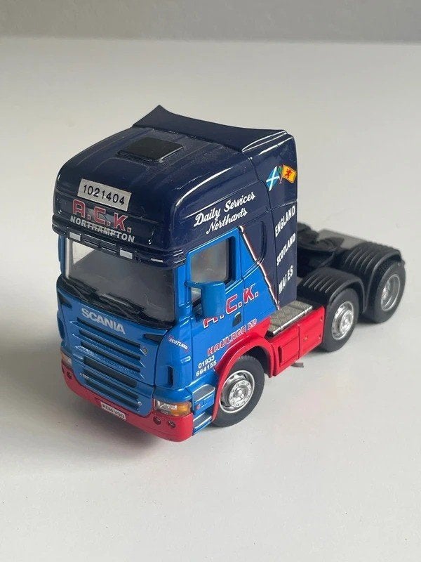 Corgi/Cararama - Scania Topline 6x2 Tractor Unit - 1:50, Hobby en Vrije tijd, Modelauto's | 1:50, Ophalen of Verzenden, Zo goed als nieuw