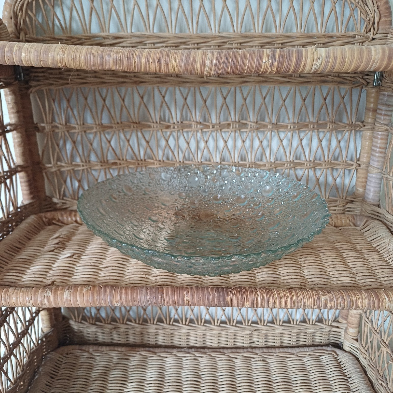 Vintage glazen druppelschaal/fruitschaal - Pavel Panek, Ophalen of Verzenden, Nieuw
