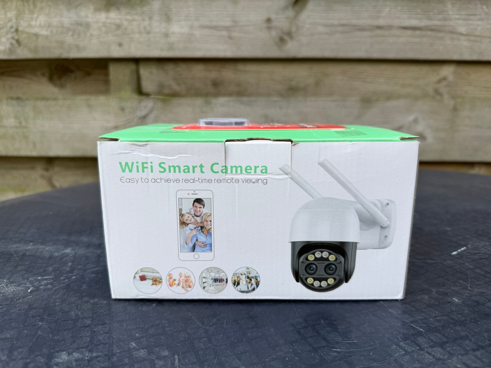 ASECAM WiFi Smart Camera – Beveiligingscamera — 128GB, Ophalen of Verzenden, Nieuw, Buitencamera
