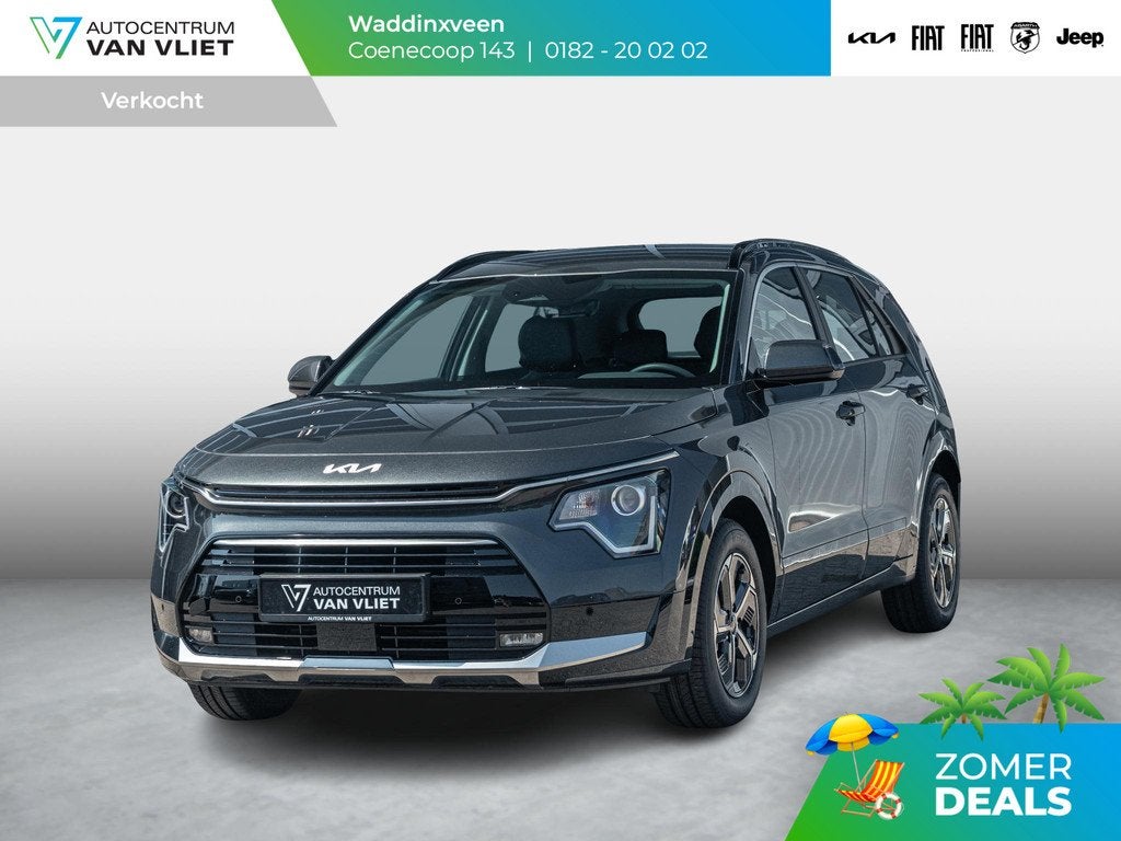 Kia Niro 1.6 GDi Hybrid DynamicLine | Zuinig! | Voorraad | A, Auto's, Kia, Bedrijf, Te koop, Niro, ABS, Achteruitrijcamera, Adaptive Cruise Control