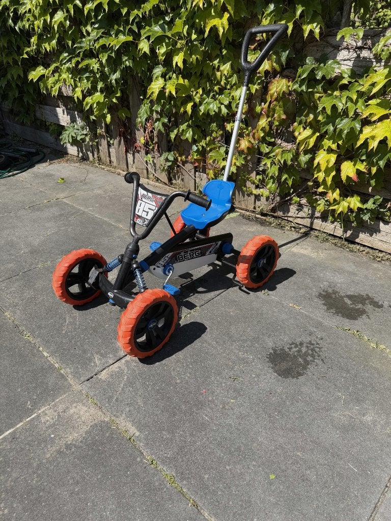 BERG Buzzy Nitro 2-in-1 skelter met duwstang, Ophalen, Gebruikt, Berg, Vrijloopautomaat