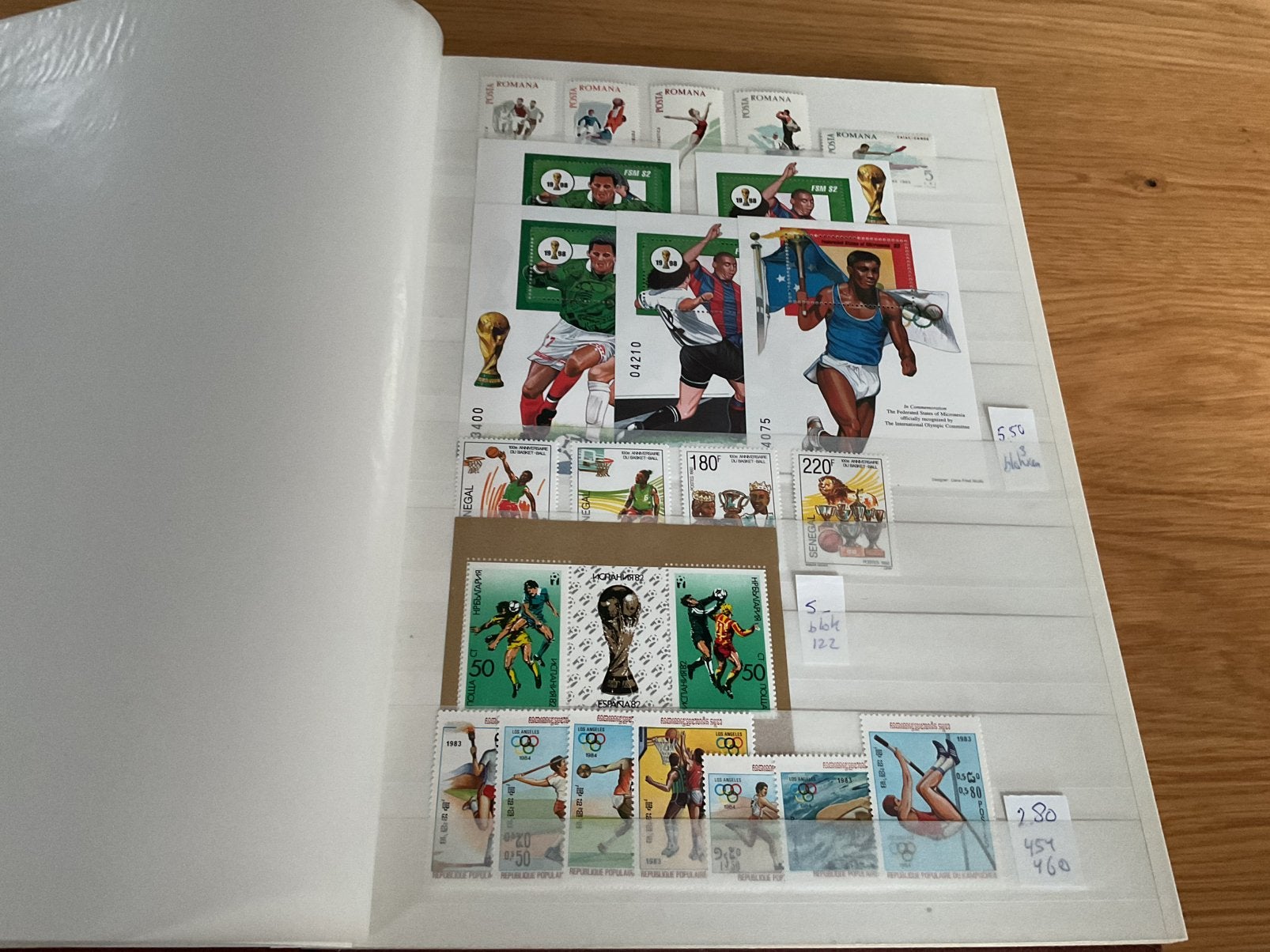 Stockboek allerlei landen postfris, Postzegels en Munten, Postzegels | Volle albums en Verzamelingen, Ophalen of Verzenden, Buitenland