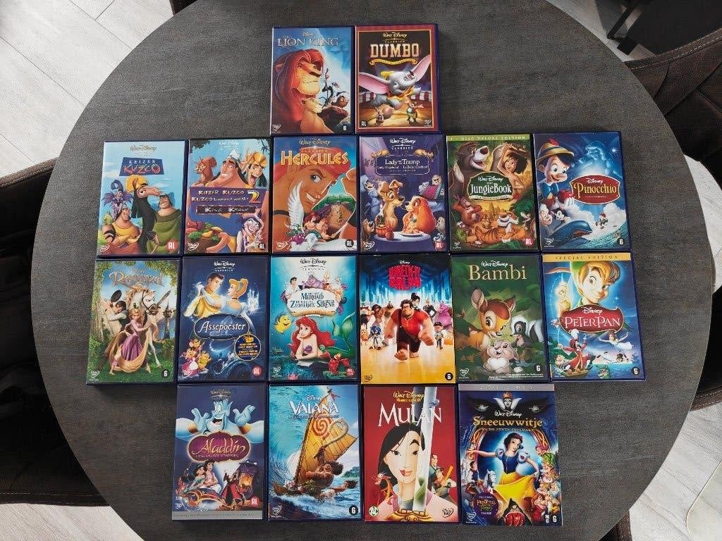 Disney animatie films, Cd's en Dvd's, Animatie, Nederlands, Zo goed als nieuw, Alle leeftijden