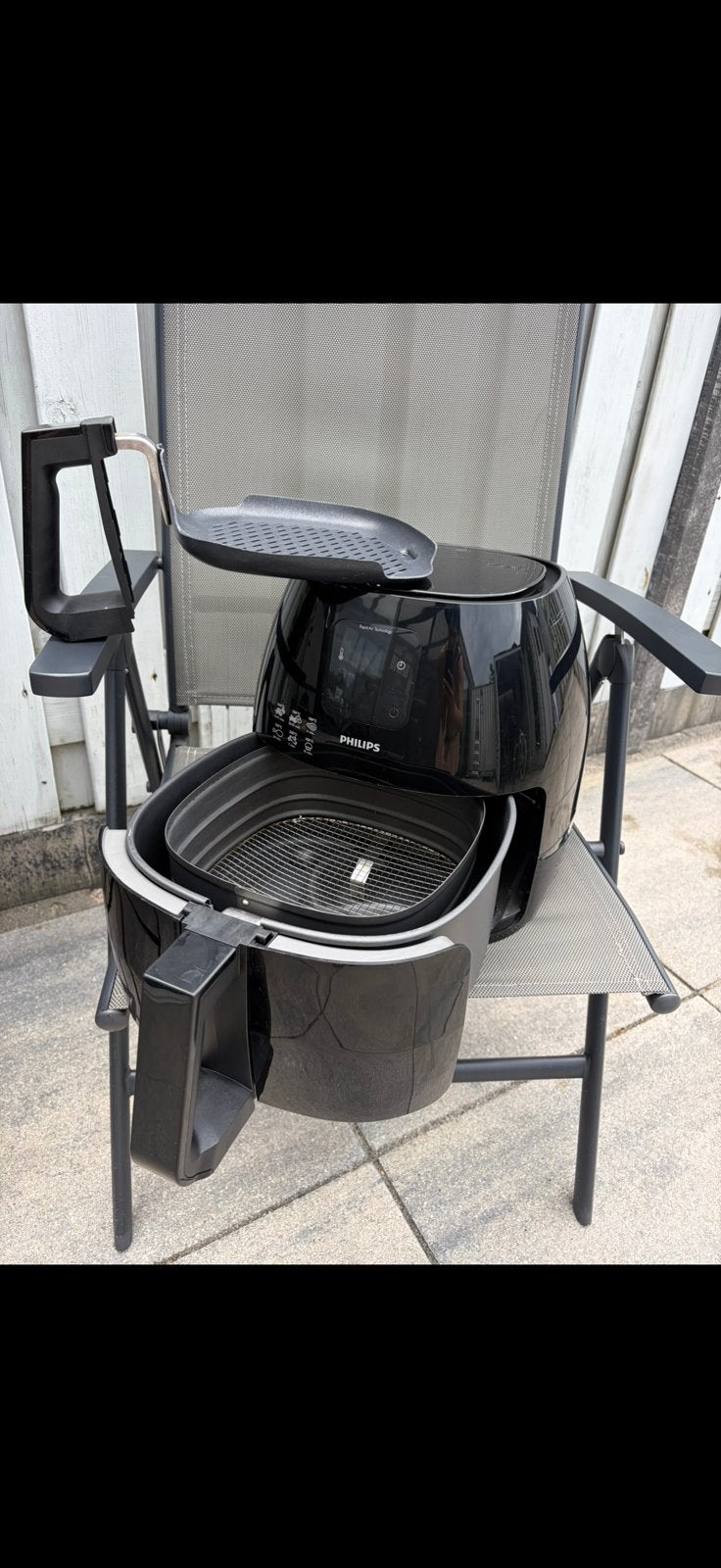 Airfryer, Ophalen, Gebruikt