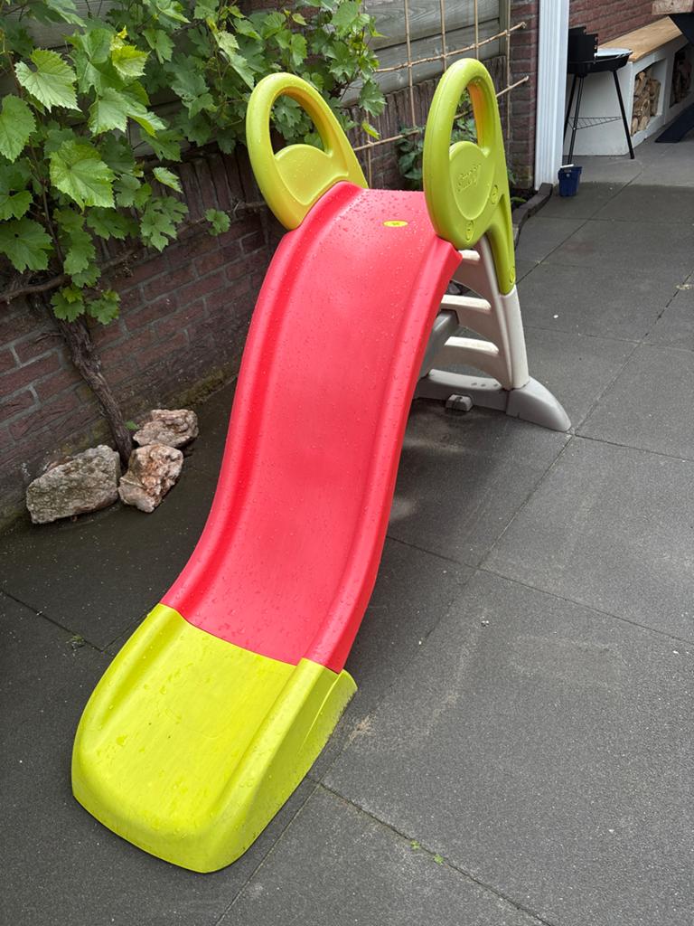 Smoby glijbaan met watersproeier - Plezier voor de zomer!, Ophalen of Verzenden, Gebruikt