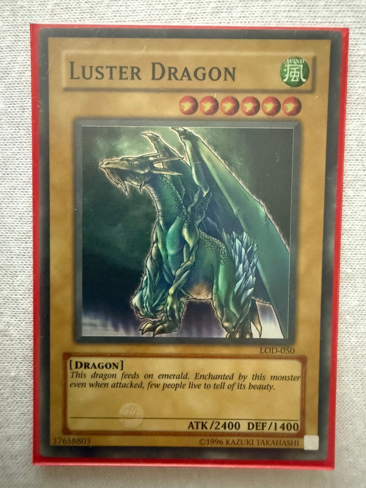 Luster Dragon #2 yugioh Super Rare, Verzenden, Nieuw, Losse kaart, Foil