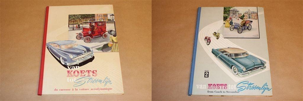 Van koets tot stroomlijn 1+2 — Plaatjesalbum Compleet [1952], Boeken, Ophalen of Verzenden, Gelezen