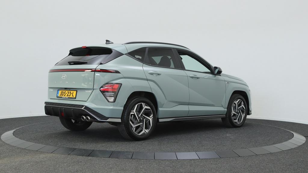 Hyundai KONA 1.6 GDI HEV N Line | 360 Camera | Stoelverkoeli, Auto's, Hyundai, 12 maanden, Stof, Gebruikt, 138 pk