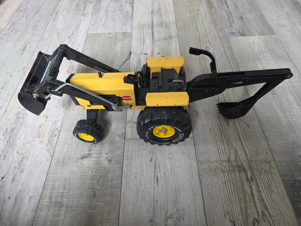 Tonka Graafmachine Speelgoed Tractor Geel, Ophalen of Verzenden