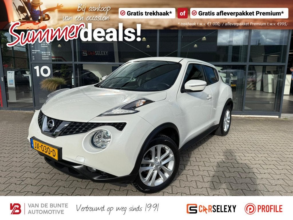 Nissan Juke 1.2 DIG-T S/S Connect Edition *Trekhaak*, Auto's, Nissan, 639 kg, Stof, Euro 6, 116 pk