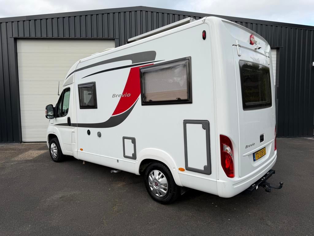 Burstner Brevio compacte camper - buscamper - SUPER COMPLEET, Gaslek-detector, Koelkast, Ringverwarming, Fiat
