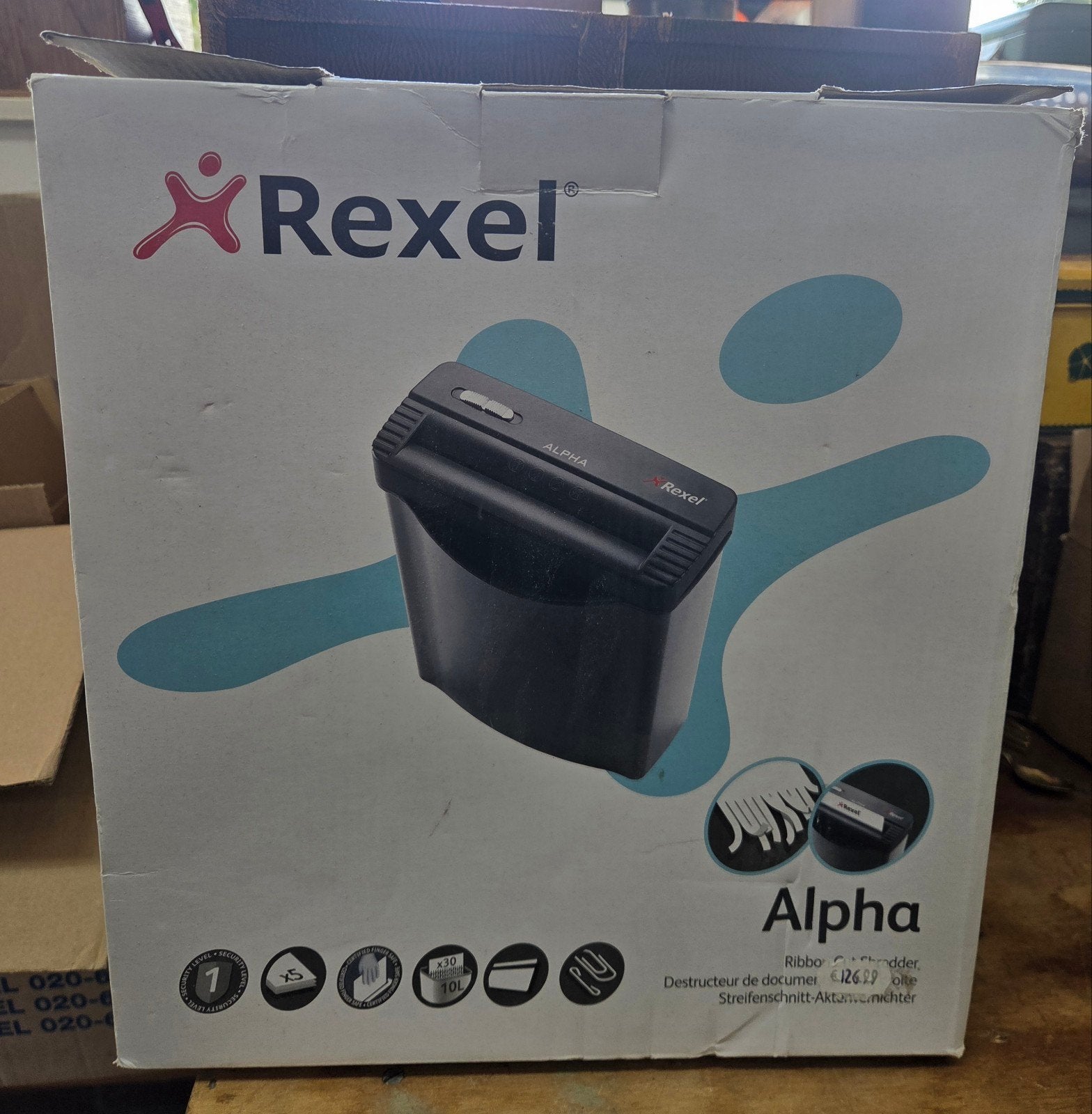 Rexel Alpha Ribbon Cut Shredder - Nieuw in doos, Ophalen of Verzenden