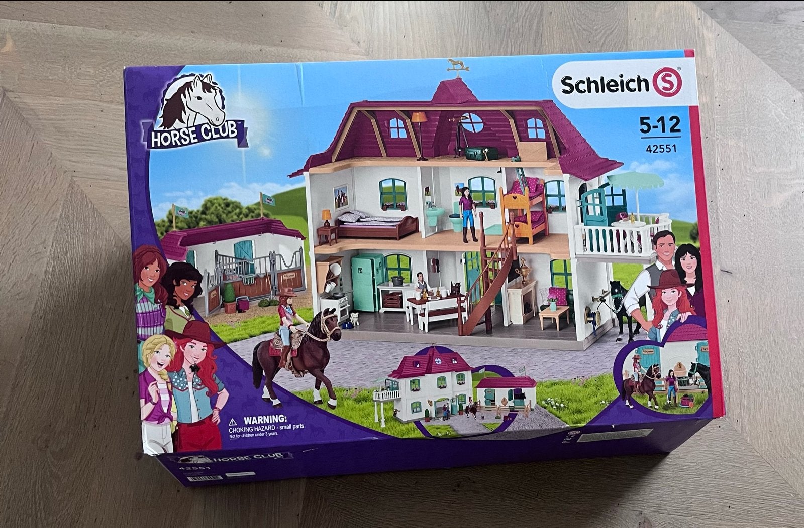 Schleich Horse Club Paardenstal met Woonhuis 42551, Ophalen, Zo goed als nieuw, Jongen of Meisje