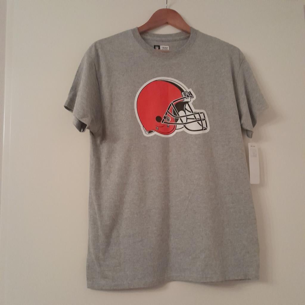 Nieuw NFL Team T-shirt - Grijs met Helmprint .Maat  M, NFL Team Apparel, Maat 48/50 (M), Nieuw, Ophalen of Verzenden