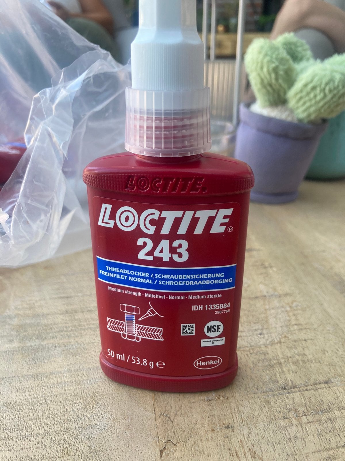 Loctite 243 50ml, Ophalen of Verzenden, Nieuw, Overige typen