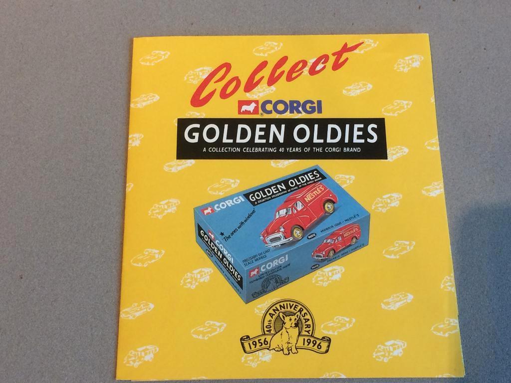 Corgi Golden Oldies flyer 1996, Boeken, Ophalen of Verzenden, Zo goed als nieuw, Overige merken, Corgi toys
