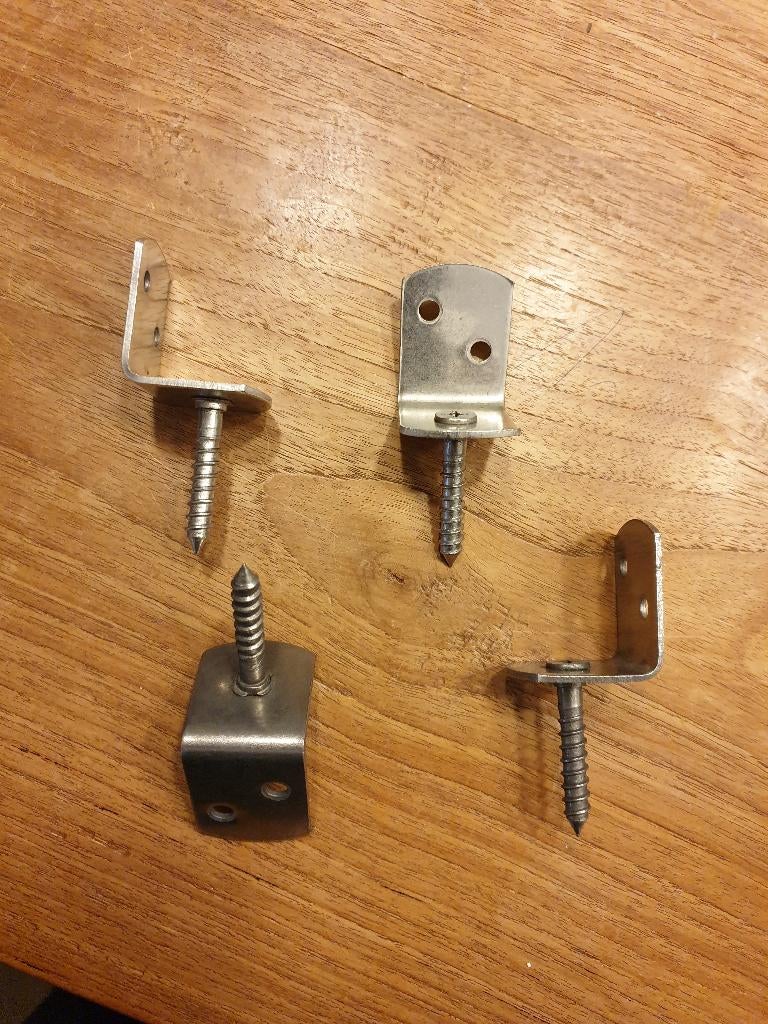 RVS Tuinscherm / Schutting beugels, Ophalen of Verzenden, Nieuw