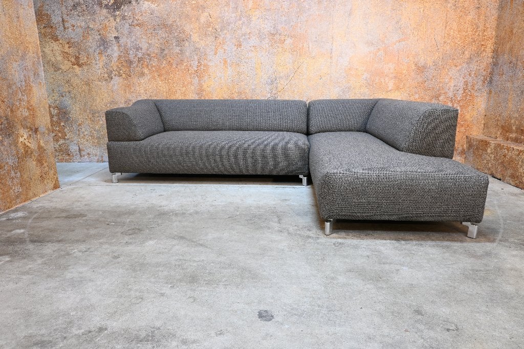 NIEUW beklede Leolux Faya Lobi design hoekbank De Ploeg stof