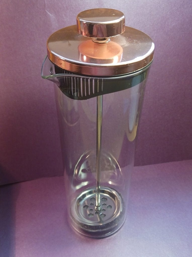 Melkopschuimer, glas en roetsvrijstaal, 300 ml, Overige typen, Nieuw, Ophalen of Verzenden, Glas