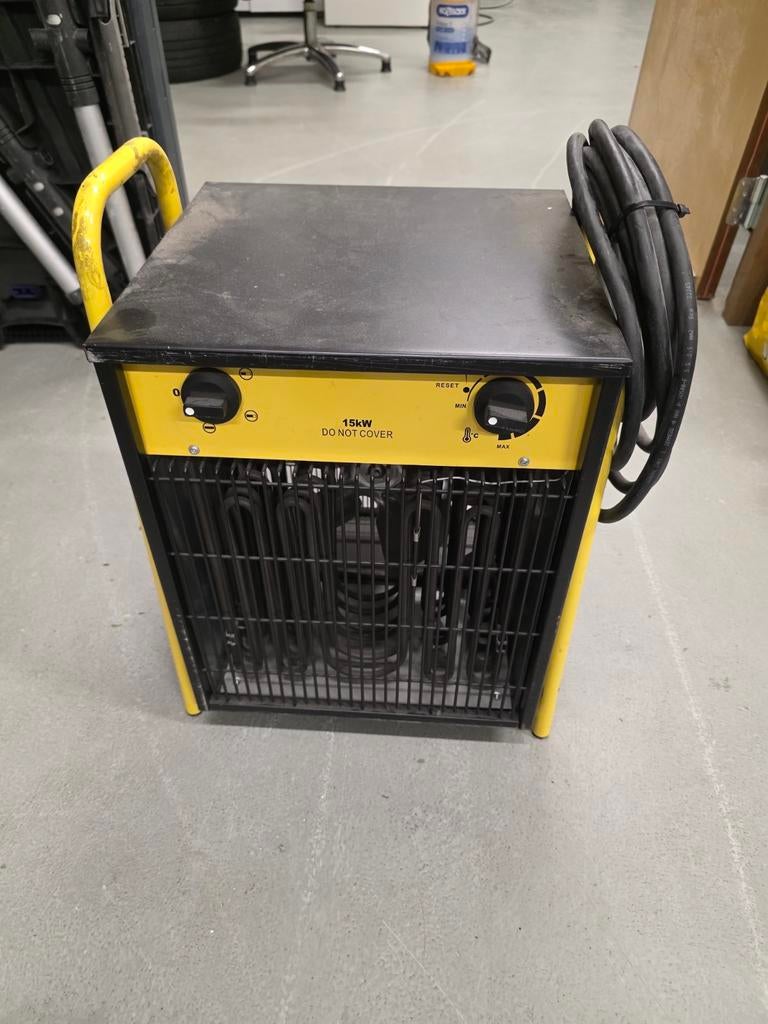 HBM Professionele Elektrische Heater 15kW, Doe-het-zelf en Verbouw, Verwarming en Radiatoren, Ophalen, 30 tot 80 cm, Gebruikt