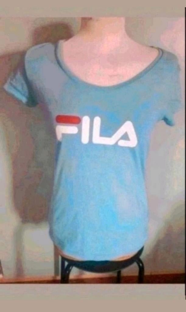 Fila blauw top, Blauw, Maat 42/44 (L), Ophalen of Verzenden, Zo goed als nieuw