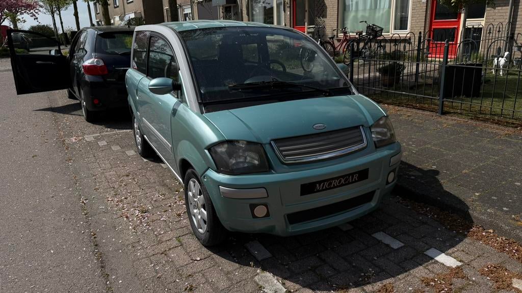 Mintgroen. Microcar mc2  13-08-2007, Gebruikt, 16 km/u of meer, 46 km of meer, Ophalen