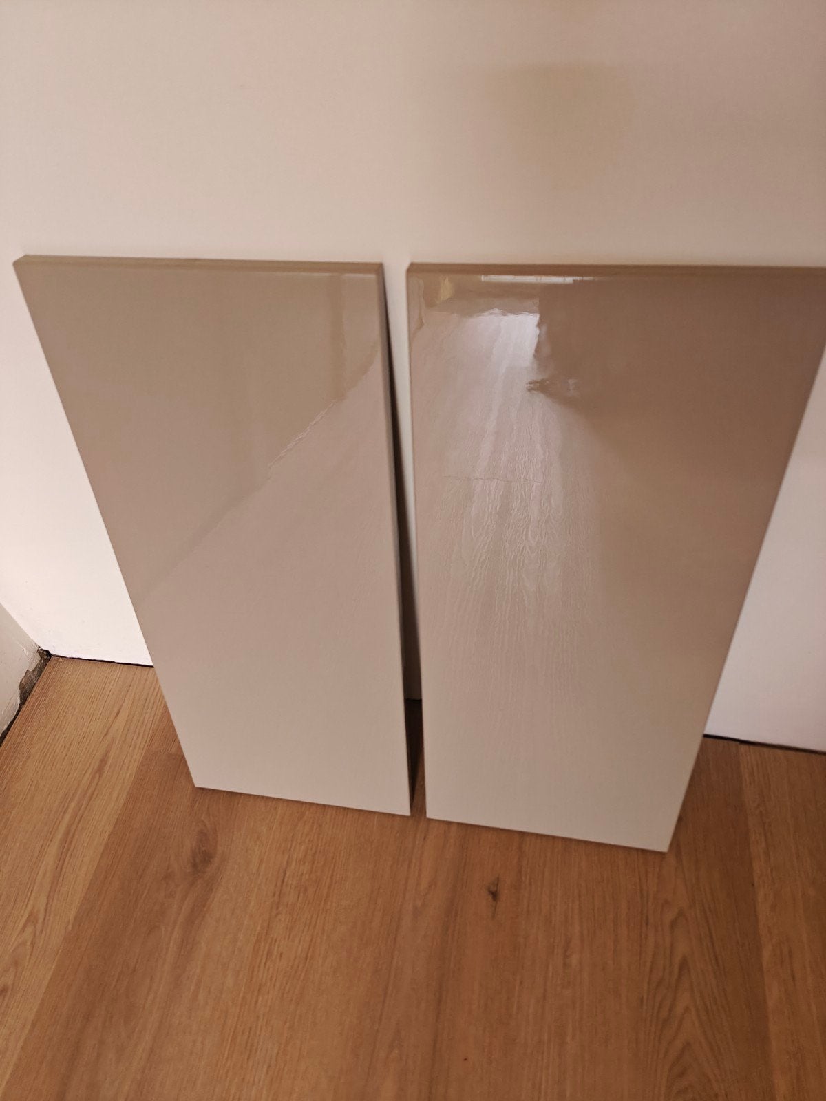 IKEA Besta - Selsviken fronten en deurtjes - hoogglans beige, Ophalen, Gebruikt