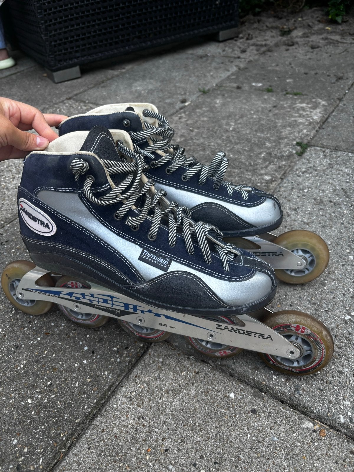 Zandstra skeelers - Maat 43 - Gebruikt met lichte schade, Sport en Fitness, Schaatsen, Ophalen, Gebruikt, Overige typen, Zandstra